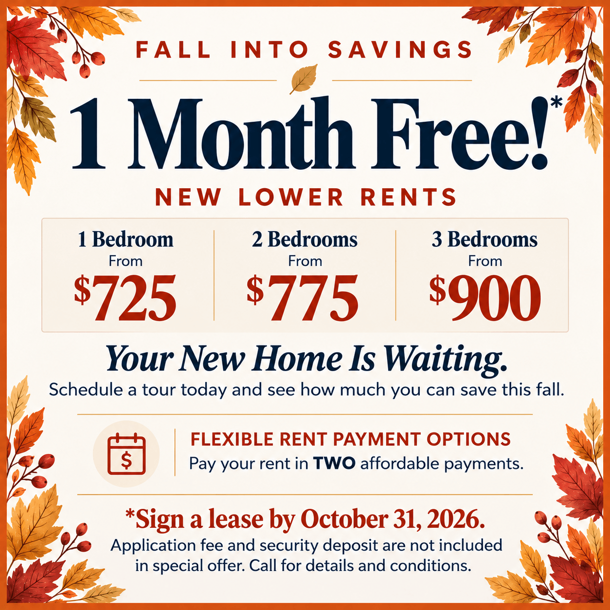 Fall Into Savings
